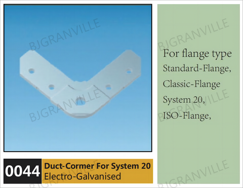 Duct-Cormer For System 20