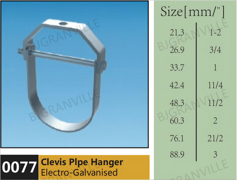 Clevis Plpe Hanger