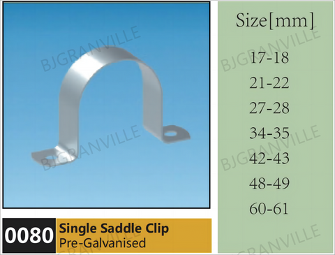 Single Saddle Clip