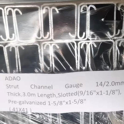 Electric Galvanized C Steel Channel